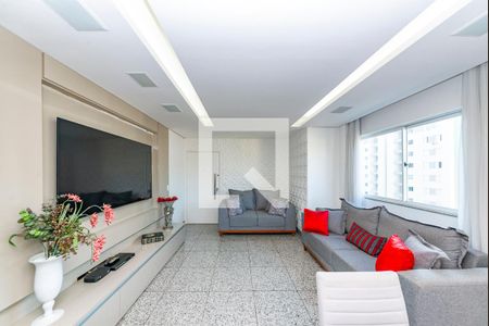 Sala de apartamento à venda com 4 quartos, 140m² em Buritis, Belo Horizonte