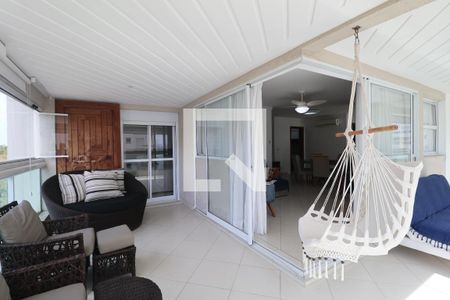 Sala de apartamento para alugar com 4 quartos, 170m² em Jardim Asturias, Guarujá