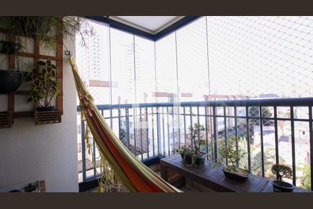Varanda da Sala de apartamento para alugar com 3 quartos, 93m² em Vila Prudente, São Paulo