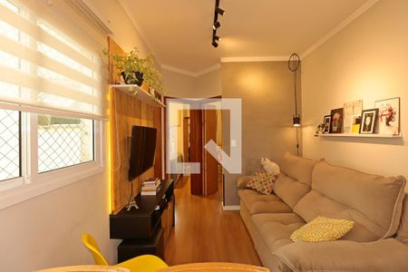 Sala de apartamento à venda com 2 quartos, 90m² em Jardim das Maravilhas, Santo André