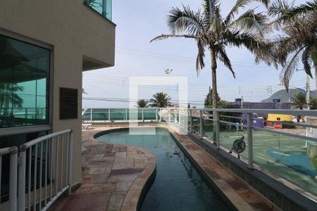Área comum - Piscina de apartamento para alugar com 1 quarto, 54m² em Jardim Las Palmas, Guarujá