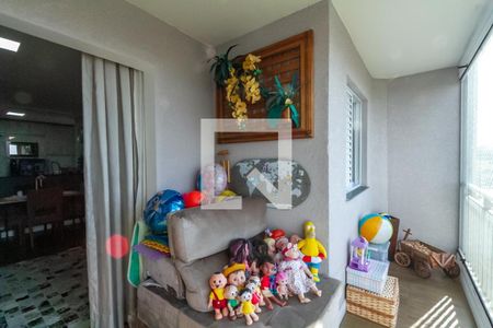 Varanda de apartamento à venda com 3 quartos, 80m² em Rudge Ramos, São Bernardo do Campo