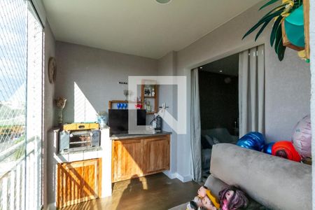 Varanda de apartamento à venda com 3 quartos, 80m² em Rudge Ramos, São Bernardo do Campo