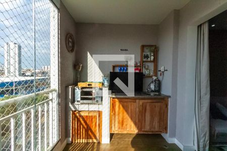Varanda de apartamento à venda com 3 quartos, 80m² em Rudge Ramos, São Bernardo do Campo