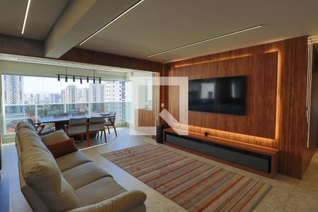 Sala de apartamento à venda com 3 quartos, 118m² em Chácara Santo Antônio (zona Leste), São Paulo