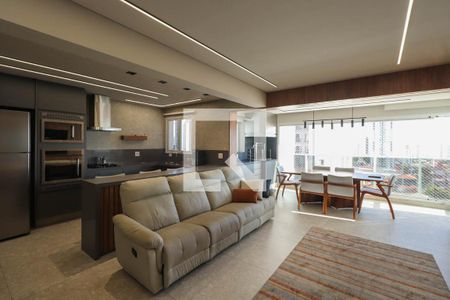 Sala de apartamento à venda com 3 quartos, 118m² em Chácara Santo Antônio (zona Leste), São Paulo