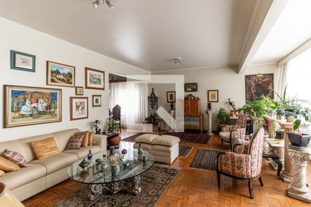 Sala de apartamento à venda com 3 quartos, 187m² em Higienópolis, São Paulo