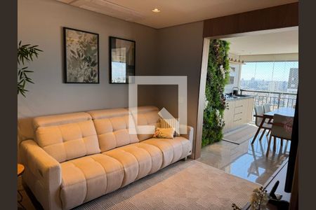 Sala de apartamento à venda com 2 quartos, 85m² em Vila Bertioga, São Paulo