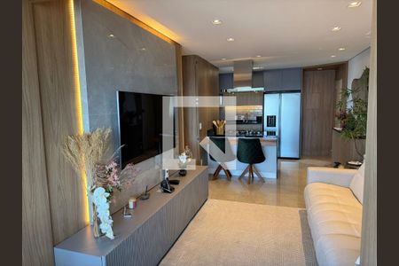 Sala de apartamento à venda com 2 quartos, 85m² em Vila Bertioga, São Paulo