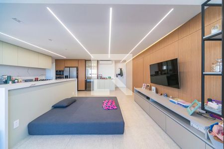 Sala de apartamento à venda com 3 quartos, 125m² em Vila Santa Teresa, Santo André