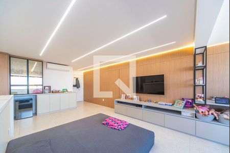 Sala de apartamento à venda com 3 quartos, 125m² em Vila Santa Teresa, Santo André