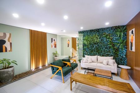 Hall social de apartamento para alugar com 2 quartos, 55m² em Chácara Seis de Outubro, São Paulo