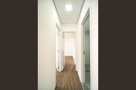 Corredor dos quartos de apartamento para alugar com 2 quartos, 55m² em Chácara Seis de Outubro, São Paulo