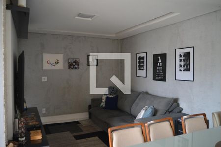 Sala de apartamento à venda com 3 quartos, 88m² em Campestre, Santo André
