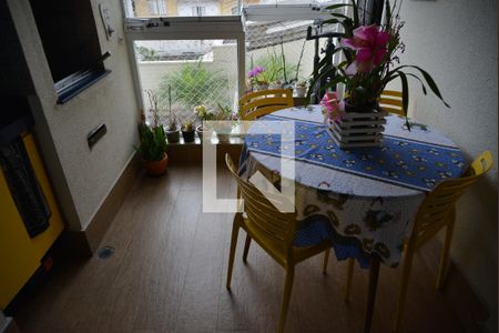 Varanda gourmet de apartamento à venda com 3 quartos, 88m² em Campestre, Santo André