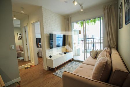 Sala  de apartamento à venda com 1 quarto, 42m² em Brás, São Paulo