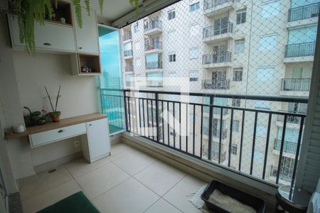 Varanda Sala  de apartamento à venda com 1 quarto, 42m² em Brás, São Paulo