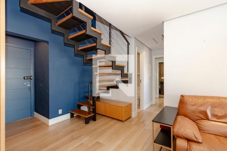 Sala de apartamento à venda com 2 quartos, 110m² em Cidade Monções, São Paulo