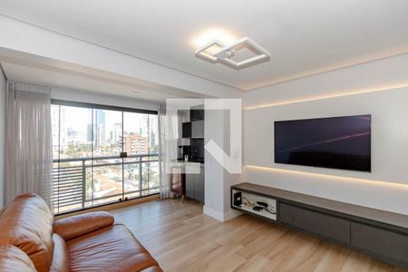 Sala de apartamento à venda com 2 quartos, 110m² em Cidade Monções, São Paulo