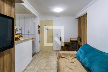 Sala de apartamento para alugar com 2 quartos, 48m² em Jardim Paris, São Paulo