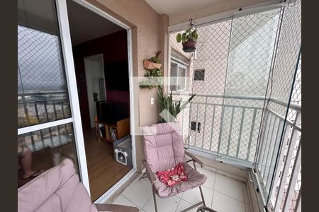 Sacada da sala de apartamento à venda com 2 quartos, 61m² em Macedo, Guarulhos