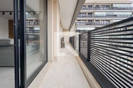 Varanda da Sala de apartamento à venda com 1 quarto, 72m² em Vila Mariana, São Paulo