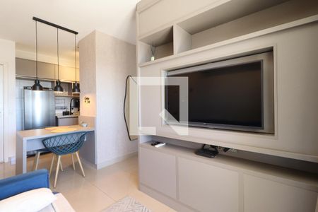 Sala de apartamento para alugar com 1 quarto, 37m² em Ribeirânia, Ribeirão Preto