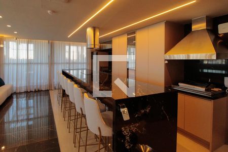 Área gourmet de kitnet/studio à venda com 1 quarto, 30m² em Boa Vista, Porto Alegre