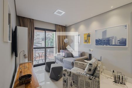 Sala de apartamento para alugar com 1 quarto, 36m² em Jardim Paulista, São Paulo