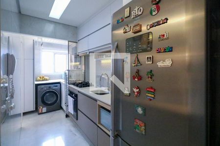 Cozinha de apartamento à venda com 2 quartos, 67m² em Santo Antônio, São Caetano do Sul