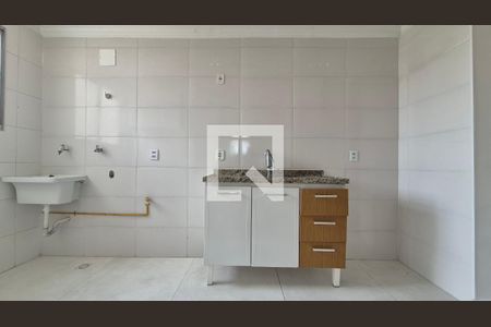 Sala/Cozinha de apartamento à venda com 2 quartos, 55m² em Utinga, Santo André