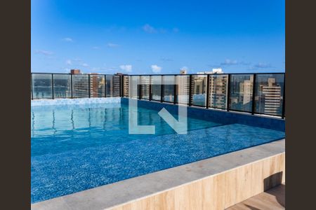Área comum - Piscina de kitnet/studio para alugar com 1 quarto, 21m² em Jardim Armação, Salvador