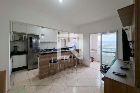 Sala de apartamento para alugar com 2 quartos, 72m² em Aviação, Praia Grande
