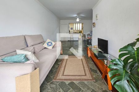 Sala de apartamento para alugar com 2 quartos, 113m² em Jardim Belmar, Guarujá
