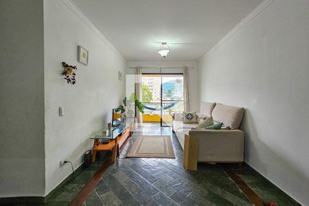 Sala de apartamento para alugar com 2 quartos, 113m² em Jardim Belmar, Guarujá