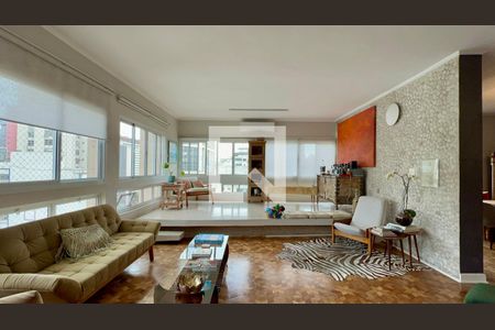 Sala de apartamento para alugar com 4 quartos, 264m² em Paraíso, São Paulo