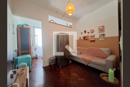 Sala de apartamento à venda com 1 quarto, 28m² em Lapa, Rio de Janeiro