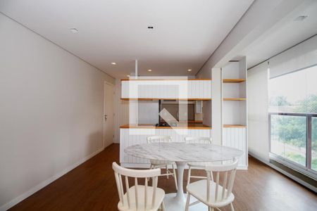 Sala de Estar e Jantar de apartamento para alugar com 1 quarto, 60m² em Pinheiros, São Paulo