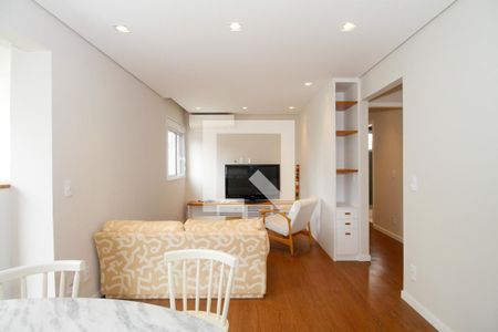 Sala de Estar e Jantar de apartamento para alugar com 1 quarto, 60m² em Pinheiros, São Paulo