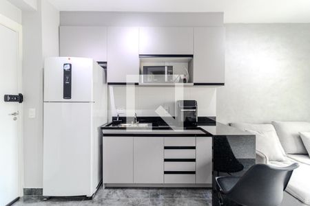 Sala/Cozinha de apartamento à venda com 1 quarto, 29m² em Campos Elíseos, São Paulo