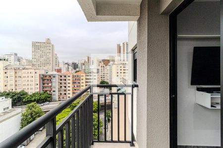 Varanda de apartamento para alugar com 1 quarto, 29m² em Campos Elíseos, São Paulo