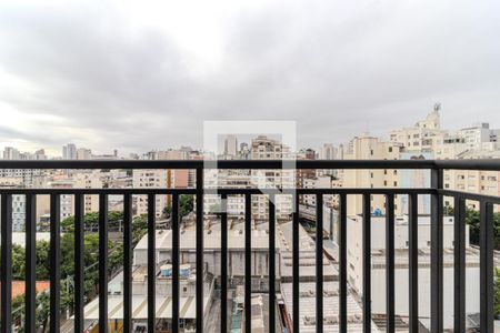 Varanda da Sala/Cozinha de apartamento à venda com 1 quarto, 29m² em Campos Elíseos, São Paulo