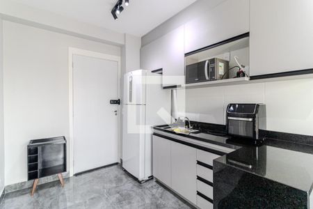Sala/Cozinha de apartamento à venda com 1 quarto, 29m² em Campos Elíseos, São Paulo