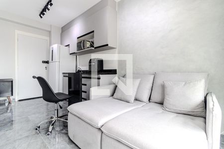 Sala de apartamento para alugar com 1 quarto, 29m² em Campos Elíseos, São Paulo