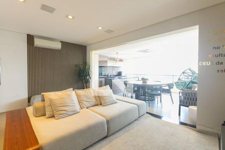 Sala de apartamento à venda com 3 quartos, 123m² em Parque São Jorge, São Paulo