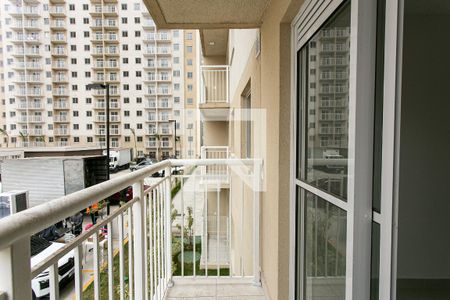Varanda do Quarto de apartamento para alugar com 1 quarto, 27m² em Penha de França, São Paulo