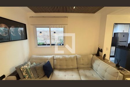 Sala de apartamento à venda com 2 quartos, 70m² em Jardim Bela Vista, Santo André