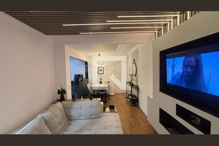 Sala de apartamento à venda com 2 quartos, 70m² em Jardim Bela Vista, Santo André