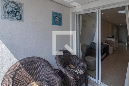 Sacada da Sala de apartamento à venda com 3 quartos, 87m² em Vila Brasilio Machado, São Paulo