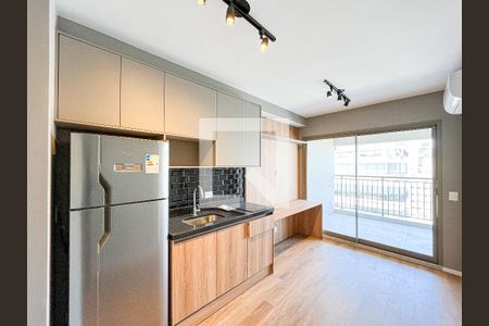 Sala/Cozinha de apartamento à venda com 1 quarto, 40m² em Perdizes, São Paulo